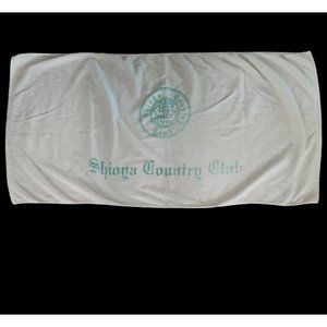 Vintage Shioya Country Club Japan Beach Towel